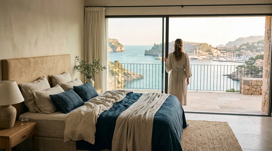 A bedroom of Sa Punta